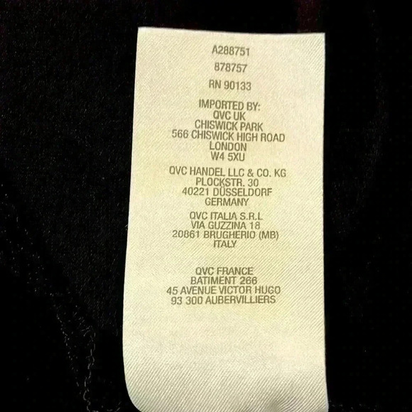 Joan Rivers size 1X black tunic NWOT - Picture 6 of 8